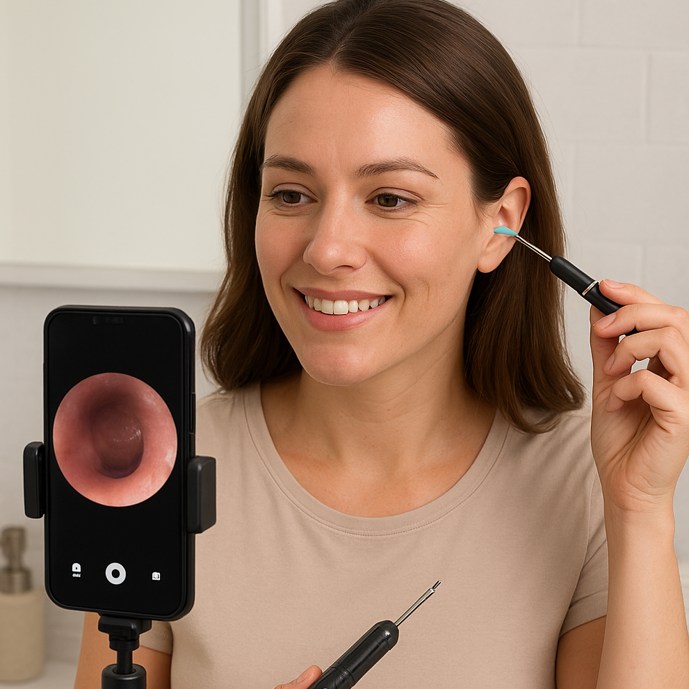 Luxon-pulisci orecchie professionale con telecamera integrata